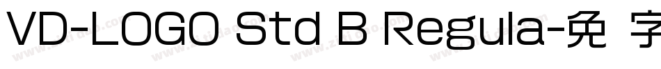 VD-LOGO Std B Regula字体转换